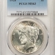 New Store Items 1927 PEACE DOLLAR – PCGS MS-61, PREMIUM QUALITY, LOOKS CHOICE!