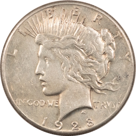New Store Items 1928 PEACE DOLLAR – HIGH GRADE EXAMPLE, KEY DATE! ABOUT UNCIRCULATED