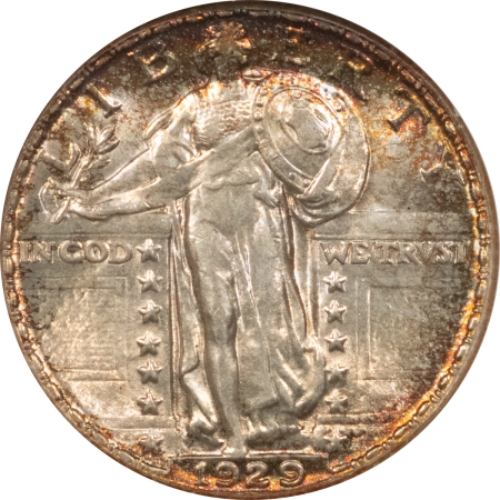 CAC Approved Coins 1929 STANDING LIBERTY QUARTER NGC MS-64 CAC, FATTIE HOLDER, PRETTY & PQ++