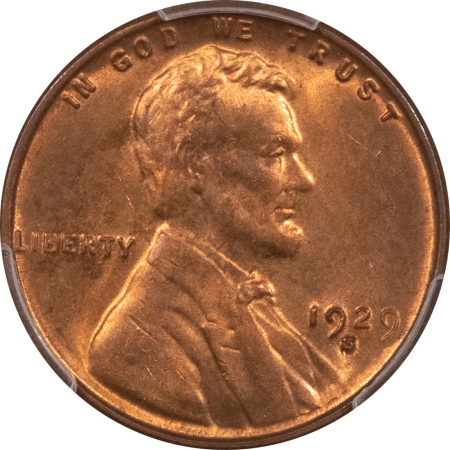 Lincoln Cents (Wheat) 1929-S LINCOLN CENT – PCGS MS-64 RB