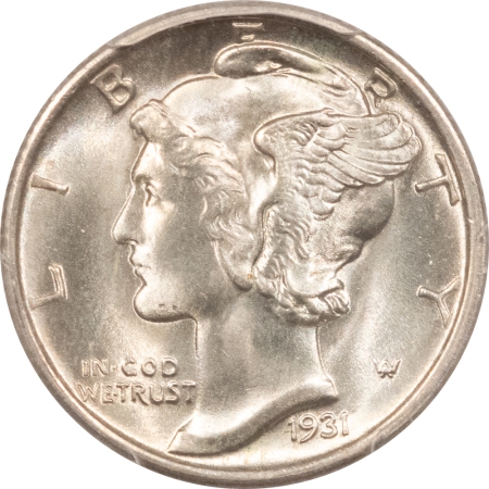 CAC Approved Coins 1931-S MERCURY DIME PCGS MS-64 CAC, FRESH & GEM, PQ!!