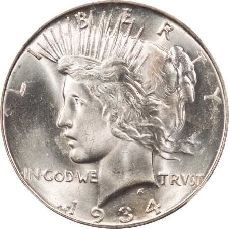 New Certified Coins 1934-D PEACE DOLLAR – NGC MS-64, BLAST WHITE & PREMIUM QUALITY!