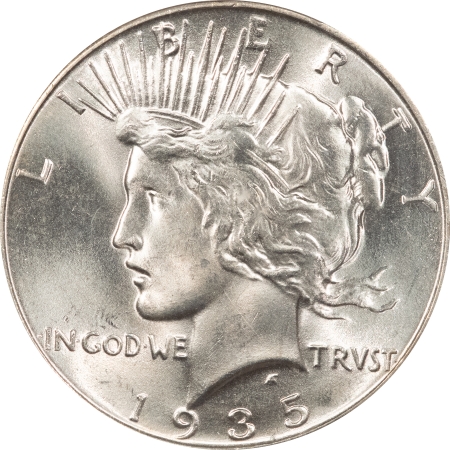New Store Items 1935 PEACE DOLLAR – PCGS MS-65, BLAST WHITE, PREMIUM QUALITY & CAC APPROVED!