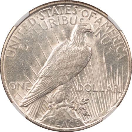 New Certified Coins 1935-S PEACE DOLLAR – NGC AU-58, FLASHY!