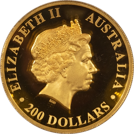 New Store Items 2014-P AUSTRALIA 2 OZ PROOF GOLD $200 WEDGE-TAILED EAGLE PCGS PR70 DCAM MERCANTI