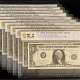 Small Federal Reserve Notes 1963-B $1 FRN, BARR NOTES, CONSECUTIVE RUN OF 10 SERIAL #s-PCGS CH/GEM CU 64-66
