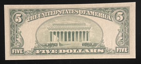 Small Silver Certificates 1953-A $5 SILVER CERTIFCATE, FR-1656, CHOICE CU; FRESH W/ GREAT EMBOSSING!