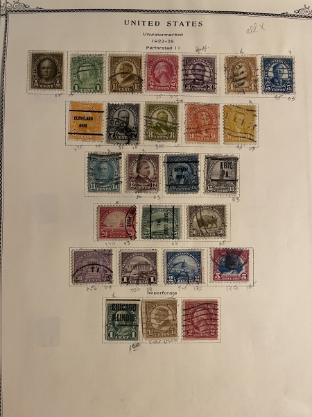 U.S. Stamps U.S. STAMP LOT: 1850s-1920s, USED-HINGED, 1930s, MINT-MOUNTS + EXTRAS-CAT $2200+