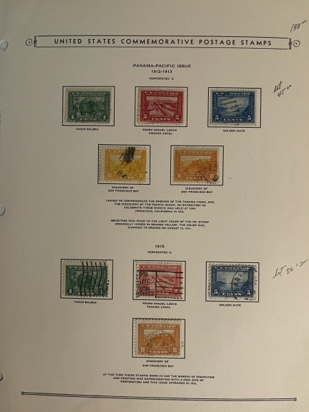 U.S. Stamps HIGH QUALITY USED COMMEMORATIVE LOT, 1898-1923, #291, #369, #296-MINT; CAT $1139