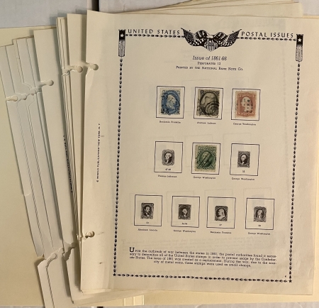 U.S. Stamps SMALL LOT OF USED CLASSIC U.S. STAMPS W/ SOME BOB & HIGH VALUE, FAULTS-CAT $1558