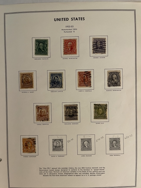 U.S. Stamps SMALL COLLECTION, USED U.S. SINGLES, MOSTLY CLASSICS, INC: #162 & MORE-CAT $1530