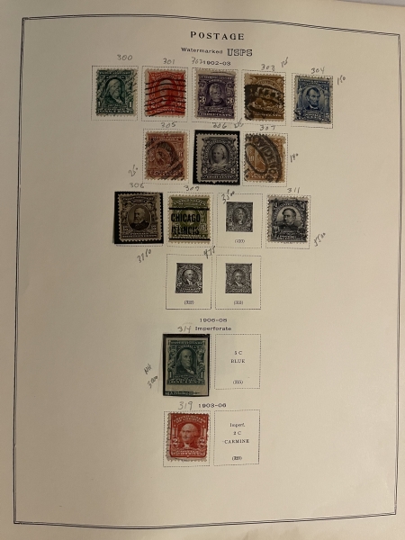 U.S. Stamps HUNDREDS OF U.S. STAMPS MINT & USED ON SCOTT NATIONAL PAGES, 50+ PGS-CAT $1861+