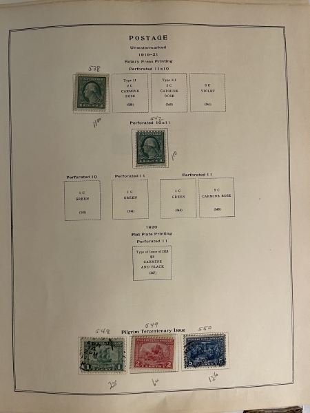 U.S. Stamps HUNDREDS OF U.S. STAMPS MINT & USED ON SCOTT NATIONAL PAGES, 50+ PGS-CAT $1861+