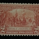 U.S. Stamps SCOTT #327 10c RED-BROWN, MOG-HINGED, FRESH & abt VF, GREAT COLOR-CAT $125