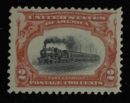 U.S. Stamps SCOTT #295 2c CARMINE & BLACK, MOG-NH, VF & PO FRESH-CATALOG $37.50