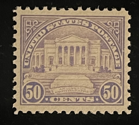 U.S. Stamps SCOTT #570 50c LILAC, MOG-NH; PO FRESH & VF; CATALOG $70