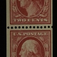 U.S. Stamps SCOTT #383, 1c GREEN IMPERF, STRIP OF 3 W/ LINE PAIR, MOG-NH & SUPERB, PO FRESH!