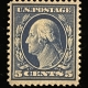 U.S. Stamps SCOTT #383, 1c GREEN IMPERF, STRIP OF 3 W/ LINE PAIR, MOG-NH & SUPERB, PO FRESH!