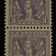 U.S. Stamps SCOTT #548 1c GREEN-PLATE # SINGLE & 2nd SINGLE w/ SELVAGE, VF+ JUMBO PAIR-MOGNH