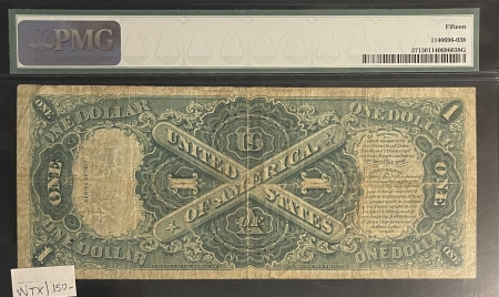 Large U.S. Notes 1917 $1 LEGAL TENDER UNITED STATES NOTE, FR-37, PMG CHOICE FINE-15