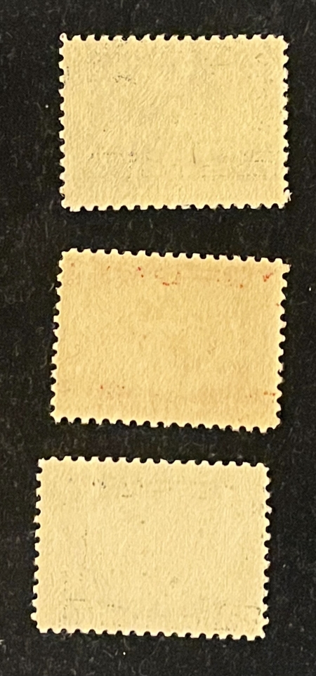 U.S. Stamps SCOTT #548-550, 1c-5c PILGRIM (3), MOG-NH; F/VF & PO FRESH-CATALOG $56.50