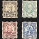 U.S. Stamps SCOTT #558, 560, 6c RED-ORANGE, 8c OLIVE-GREEN, MOG-LH, F/VF, PO FRESH-CAT $67+