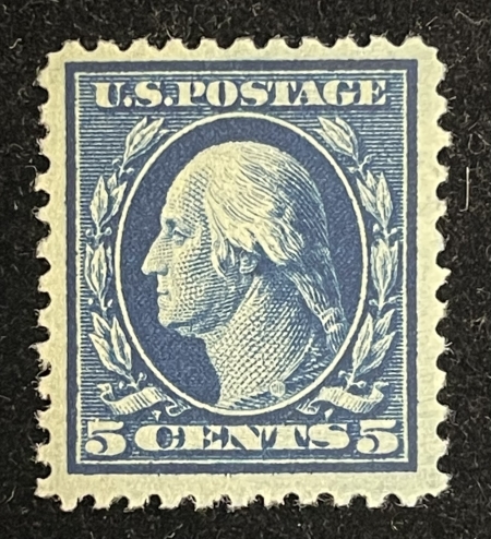 U.S. Stamps SCOTT #503, 5c, DARK BLUE, MOG-NH, PO FRESH & VERY FINE – CATALOG $17