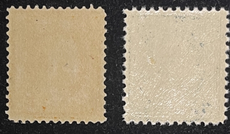 U.S. Stamps SCOTT #510, 511, 10c ORANGE-YELLOW, MOG-VLH, 11c DARK GREEN, MOG-NH, F/VF