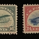 U.S. Stamps SCOTT #C-1, 6c ORANGE, THE 1st U.S. AIRMAIL, MOG-NH, AVG CENTER, FRESH, CAT $110