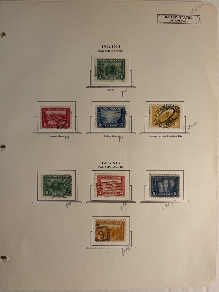U.S. Stamps U.S. USED SINGLES, HINGED ON PAGES, INCLUDES BOB & J-37, SOME FAULTS, CAT $2000+