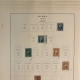 U.S. Stamps SELECTION OF EARLY U.S. USED SINGLES HINGED ON VARIOUS ALBUM PAGES, CAT $1600+