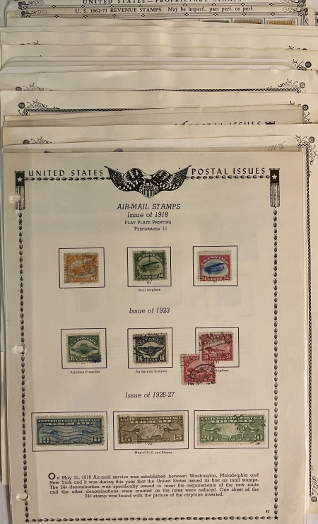 U.S. Stamps BOB LOT OF U.S. MINT & USED SINGLES/BLOCKS, HINGED/MOUNTED – CATALOG VALUE $625