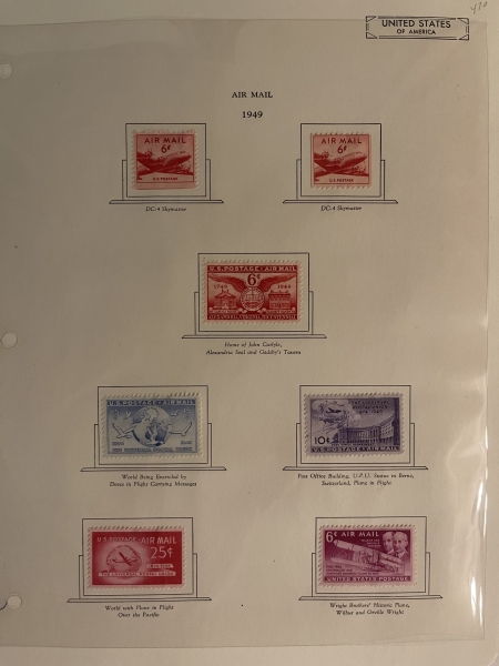 U.S. Stamps BOB LOT OF U.S. MINT & USED SINGLES/BLOCKS, HINGED/MOUNTED – CATALOG VALUE $625
