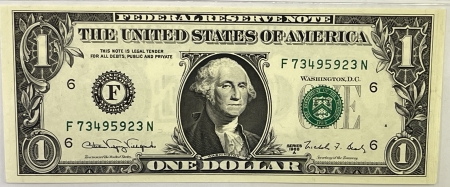 Small Federal Reserve Notes 1988-A $1 FRN EXPERIMENTAL WEB PRESS, ATLANTA FR1917F, F-N BLOCK PCGS CH 64 PPQ