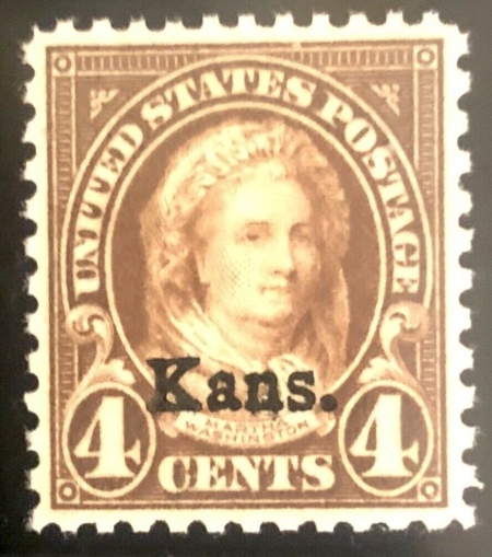 U.S. Stamps SCOTT #662 4c BROWN KANSAS, XF MOG NH, CAT $35, RICH COLOR, PO FRESH -APS MEMBER