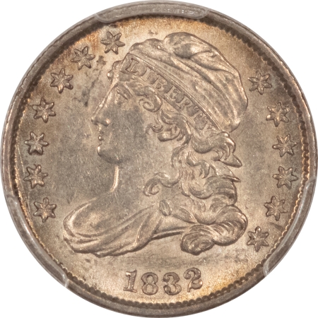 New Store Items 1832 CAPPED BUST DIME – PCGS MS-61, FRESH, ORIGINAL, WHITE!