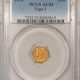 $1 1853-O $1 TY 1 GOLD, PCGS AU-55; FRESH & ORIGINAL!