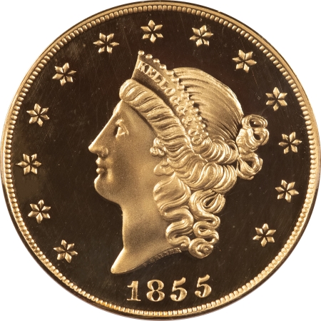 New Certified Coins 1855 $50 KELLOGG COMMEMORATIVE RESTRIKE SS CENTRAL AMERICA – PCGS GEM PROOF