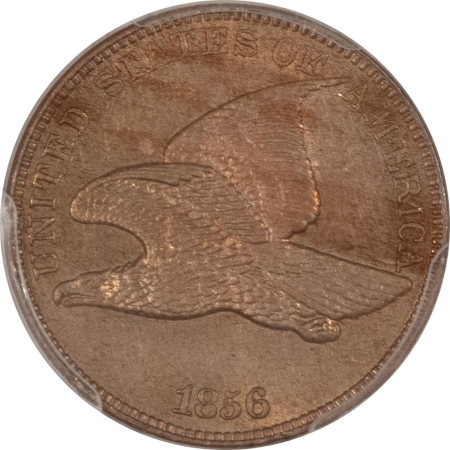 CAC Approved Coins 1856 PROOF FLYING EAGLE CENT – PCGS PR-63, PRETTY PQ! & CAC APPROVED!