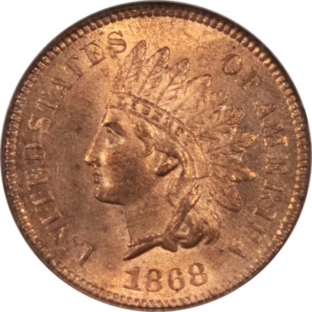 New Store Items 1868 INDIAN CENT – NGC MS-64 RB, EAGLE EYE & SUPER PREMIUM QUALITY!