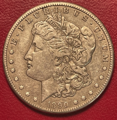 U.S. Uncertified Coins 1890-CC MORGAN DOLLAR  –  HIGH GRADE CIRCULATED EXAMPLE!