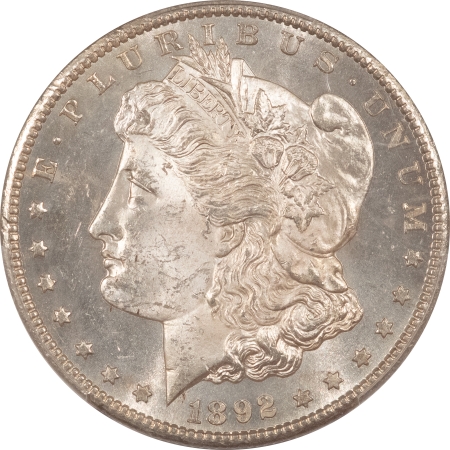 CAC Approved Coins 1892-CC MORGAN DOLLAR – PCGS MS-63, WHITE WELL STRUCK & CAC APPROVED!
