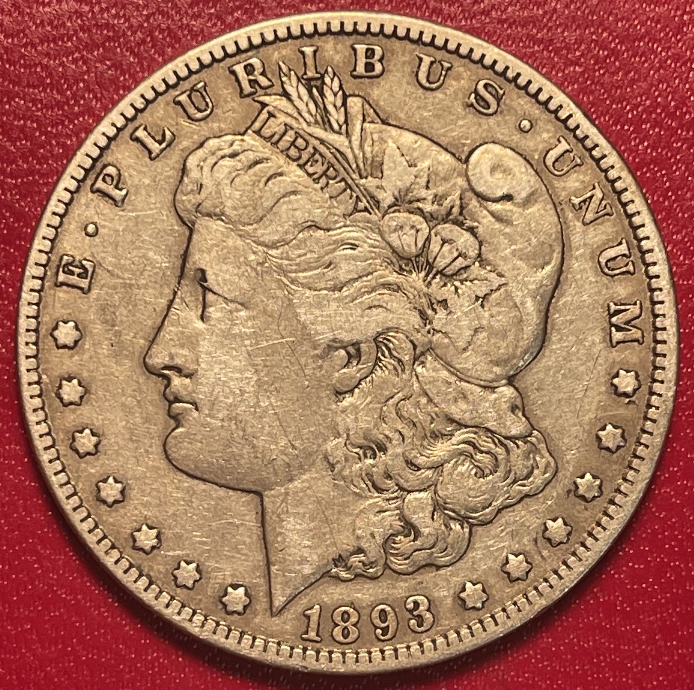 1893-O MORGAN DOLLAR - PLEASING CIRCULATED EXAMPLE! - The Reeded Edge, Inc