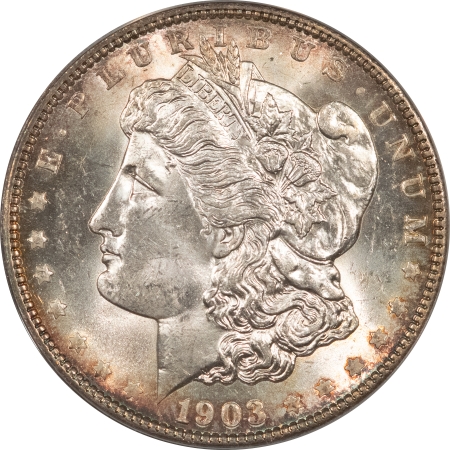 Morgan Dollars 1903-O MORGAN DOLLAR – ANACS MS-63, LUSTROUS!