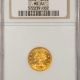 New Store Items 1856 SLANTED 5 GOLD $1, TY III, NGC AU-55, FRESH & ORIGINAL!