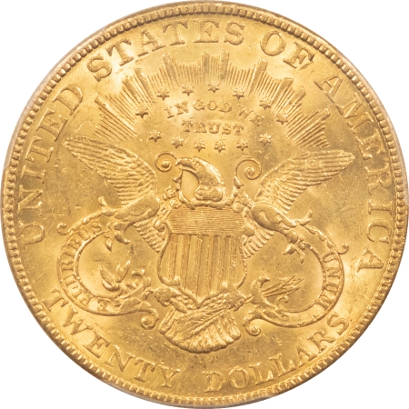 $20 1905 $20 LIBERTY GOLD – PCGS AU-58, VERY SCARCE DATE!