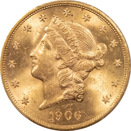 New Store Items 1906-D $20 LIBERTY GOLD – PCGS MS-62