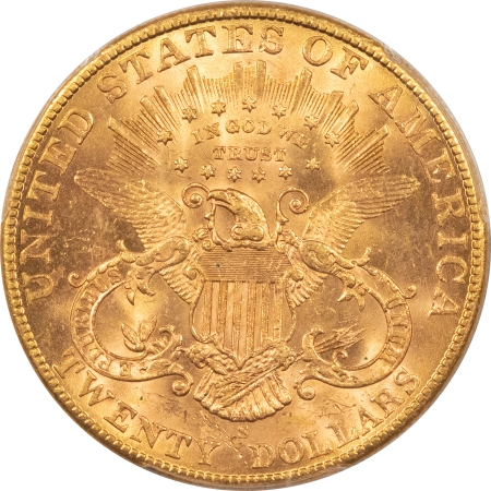 $20 1907-S $20 LIBERTY GOLD – PCGS MS-62