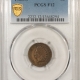 Indian 1909-S INDIAN CENT – PCGS F-15, KEY DATE!