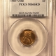 Lincoln Cents (Wheat) 1909 VDB LINCOLN CENT, DDO FS-1101 (FS-012) – PCGS MS-64 RB, PREMIUM QUALITY!